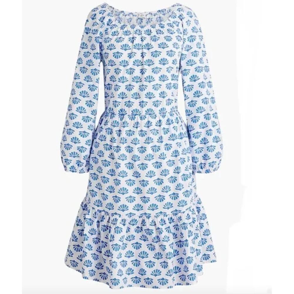J Crew Cotton Coastal Scoopneck Dress size 10 - Picture 11 of 12